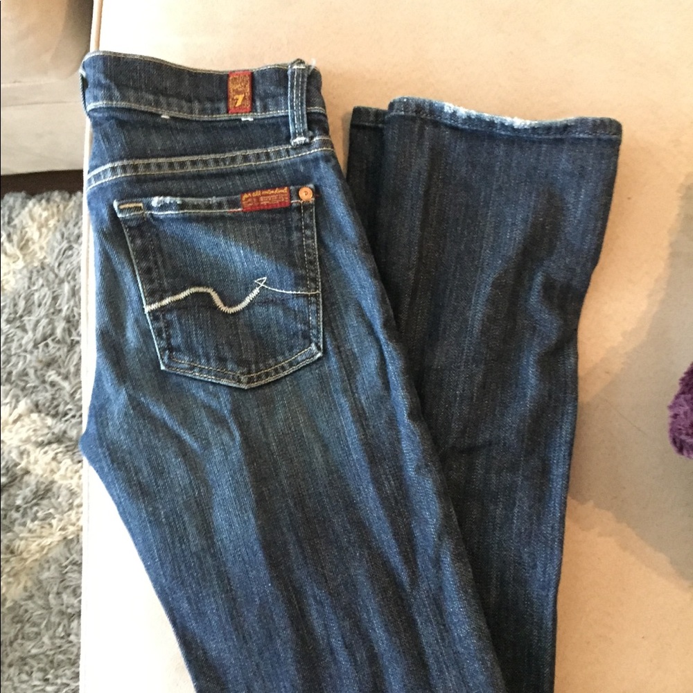 Straight leg 7 for all mankind jeans